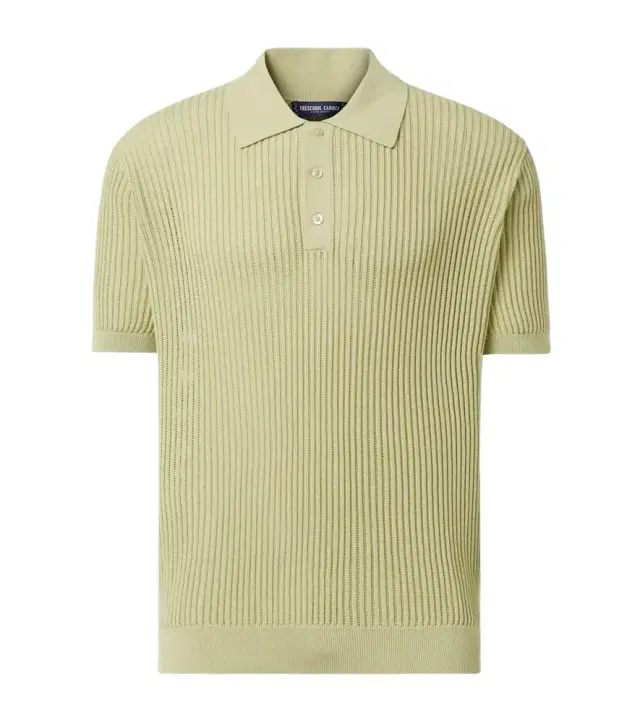 Frescobol Carioca Vidal cotton-blend polo sweater
