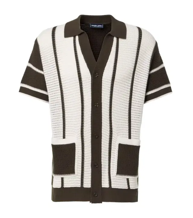 Frescobol Carioca Fabricio cotton crochet cardigan