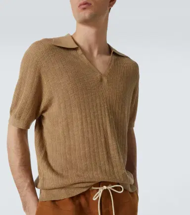 Frescobol Carioca Joaquim cotton-blend polo sweater | Thumbnail 5