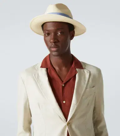 Frescobol Carioca Rafael straw Panama hat | Thumbnail 2 Frescobol Carioca Rafael straw Panama hat | Thumbnail 2