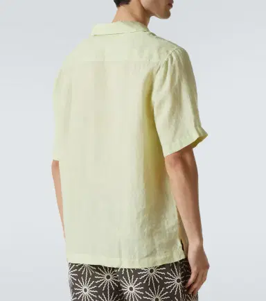 Frescobol Carioca Angelo linen bowling shirt | Thumbnail 6