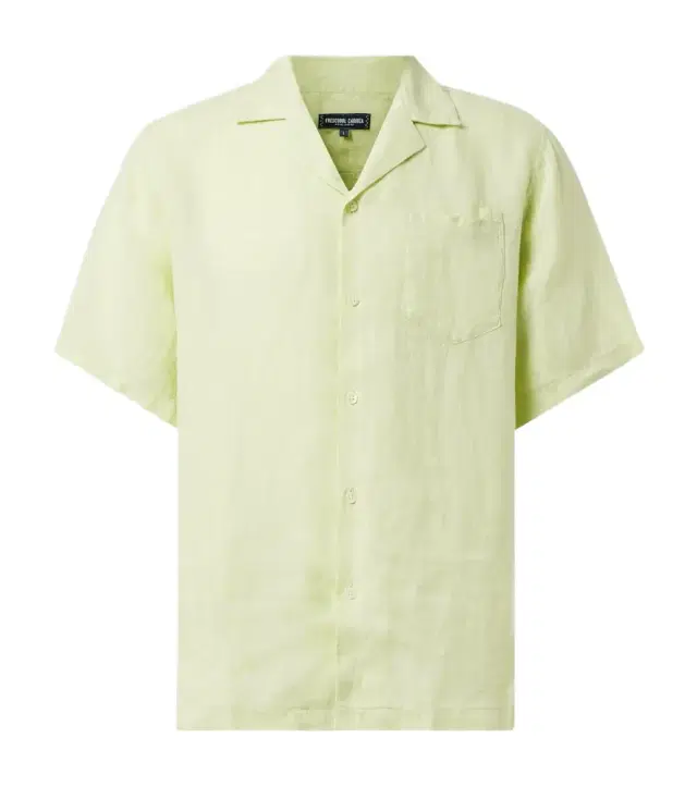 Frescobol Carioca Angelo linen bowling shirt