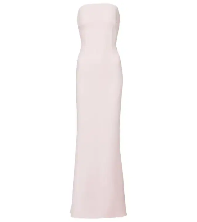 Safiyaa Sofie embellished crêpe bustier gown