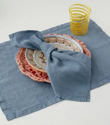 Once Milano Set of four linen napkins | Thumbnail 2