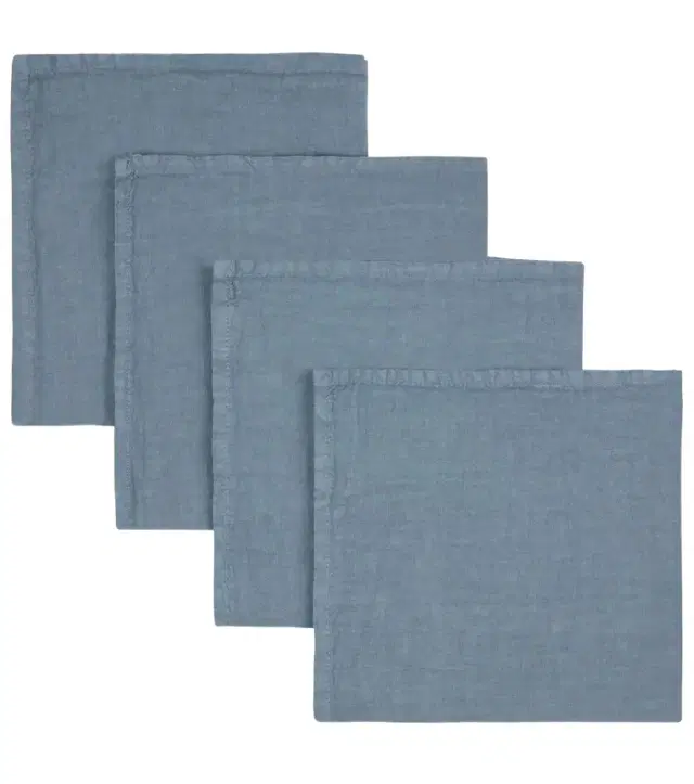 Once Milano Set of four linen napkins