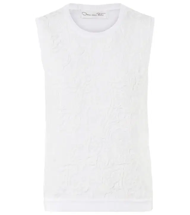 Oscar de la Renta Guipure lace top