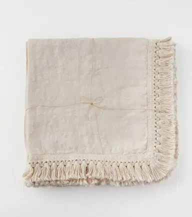 Once Milano Set of two fringed napkins | Thumbnail 4