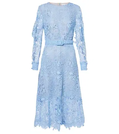 Oscar de la Renta Floral lace cocktail dress | Thumbnail 1