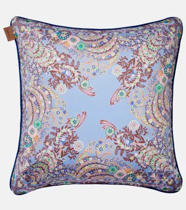 Etro Floral cotton cushion | Thumbnail 3