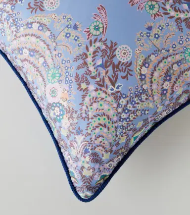 Etro Floral cotton cushion | Thumbnail 4