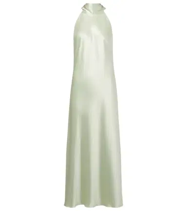 Galvan Sienna scarf-detail satin maxi dress | Thumbnail 1