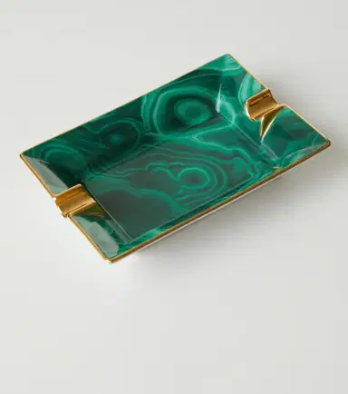 L'Objet Malachite ashtray | Thumbnail 2