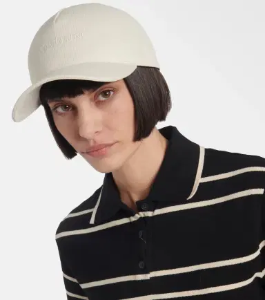 Saint Laurent Logo embroidered corduroy baseball cap | Thumbnail 2