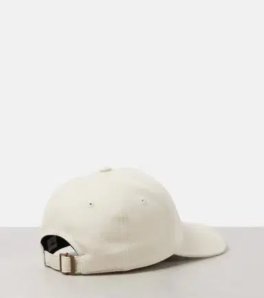 Saint Laurent Logo embroidered corduroy baseball cap | Thumbnail 3