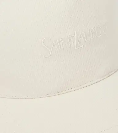 Saint Laurent Logo embroidered corduroy baseball cap | Thumbnail 4