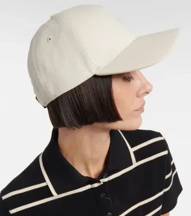 Saint Laurent Logo embroidered corduroy baseball cap | Thumbnail 5