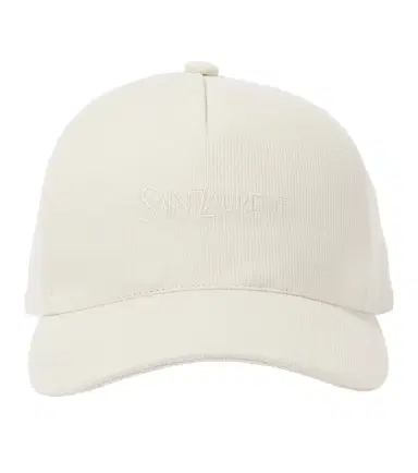 Saint Laurent Logo embroidered corduroy baseball cap | Thumbnail 1