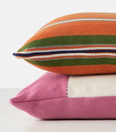 Etro Pegaso embroidered linen cushion | Thumbnail 3