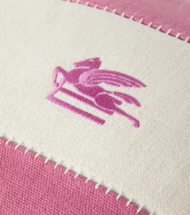 Etro Pegaso embroidered linen cushion | Thumbnail 5