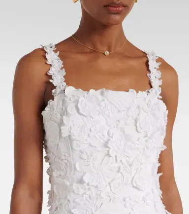 Carolina Herrera Guipure lace midi dress | Thumbnail 2
