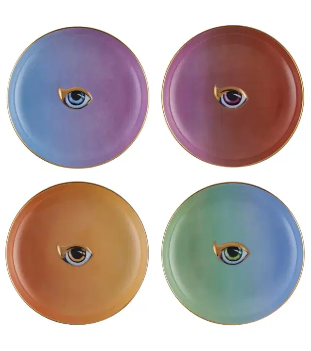 L'Objet Lito set of 4 plates
