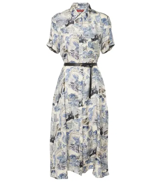 Altuzarra Kiera silk shirt dress