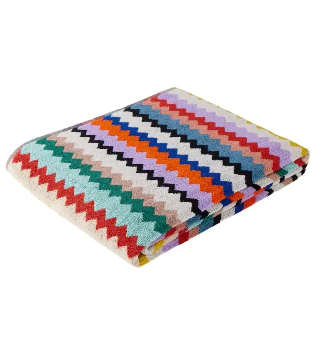 Missoni Riverbero Zigzag cotton terry beach towel
