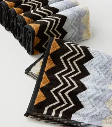 Missoni Giacomo Zigzag set of 6 face towels | Thumbnail 3