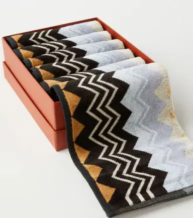 Missoni Giacomo Zigzag set of 6 face towels | Thumbnail 5
