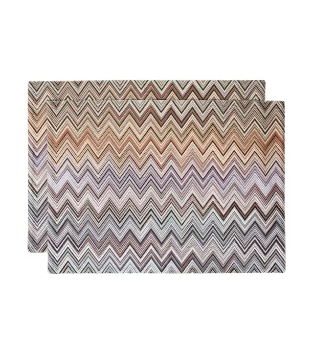 Missoni Andorra Zigzag set of 2 cotton placemats