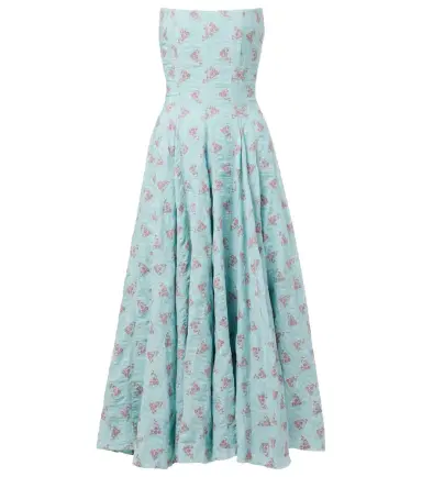 Markarian Rousseau floral cotton-blend midi dress | Thumbnail 1