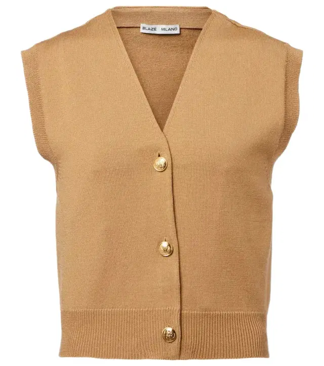 Blaze Milano Blazé Milano Sebright wool-blend sweater vest