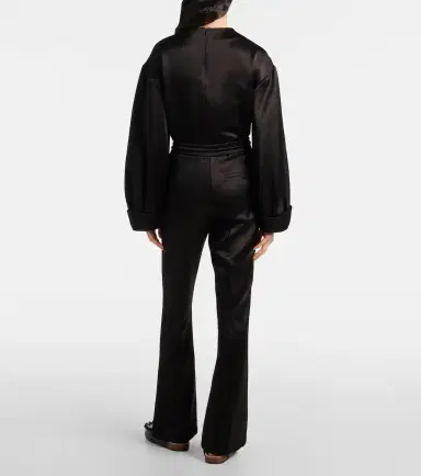JW Anderson Mid-rise satin straight pants | Thumbnail 3 JW Anderson Mid-rise satin straight pants | Thumbnail 3