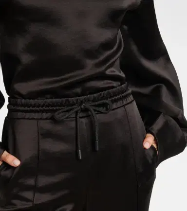 JW Anderson Mid-rise satin straight pants | Thumbnail 4 JW Anderson Mid-rise satin straight pants | Thumbnail 4