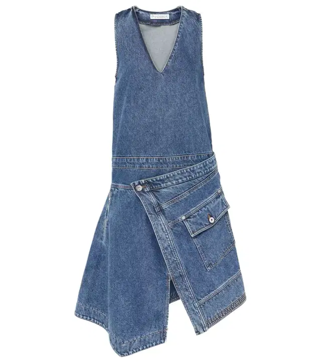 JW Anderson Denim wrap dress