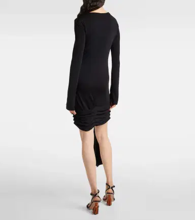 JW Anderson Draped jersey midi dress | Thumbnail 2