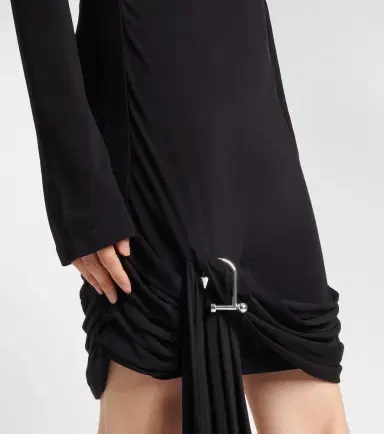 JW Anderson Draped jersey midi dress | Thumbnail 3