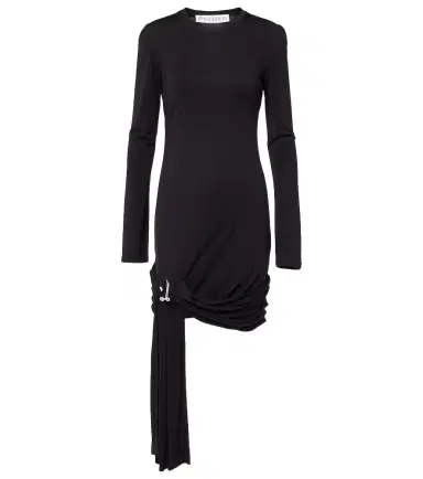 JW Anderson Draped jersey midi dress | Thumbnail 1