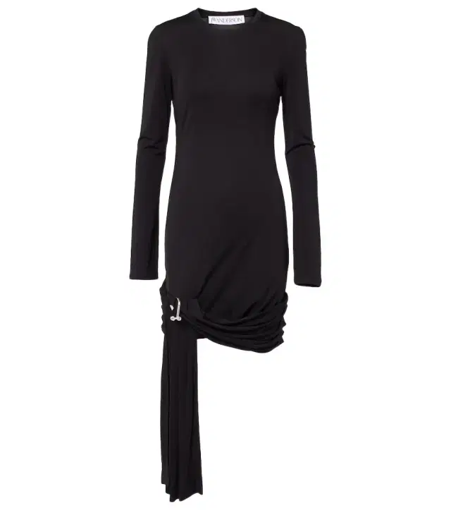 JW Anderson Draped jersey midi dress
