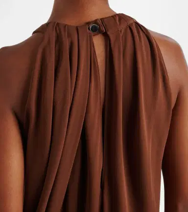 JW Anderson Draped halterneck crêpe top | Thumbnail 6