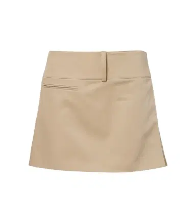 Courreges Courrèges Belted and pleated polycotton miniskirt | Thumbnail 1