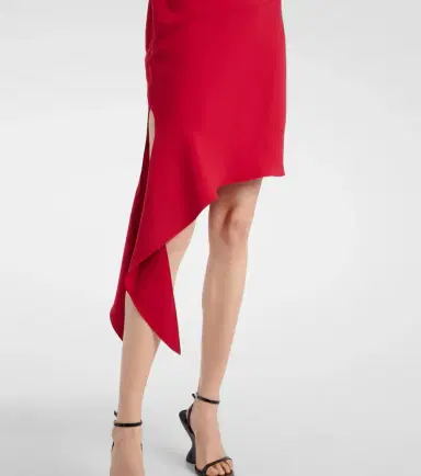 Courreges Courrèges Scarf-detail asymmetric minidress | Thumbnail 3
