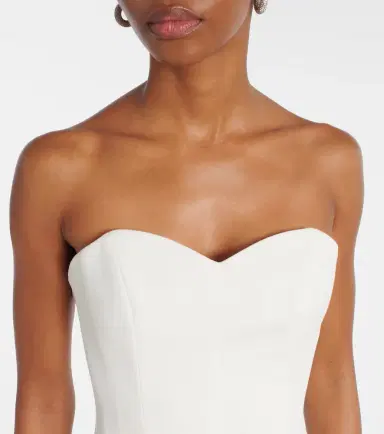Alex Perry Draped crêpe jersey corset dress | Thumbnail 2