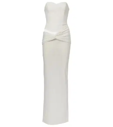 Alex Perry Draped crêpe jersey corset dress | Thumbnail 1