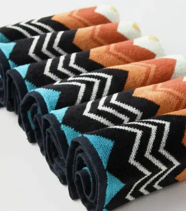 Missoni Giacomo Zigzag set of 6 face towels | Thumbnail 3