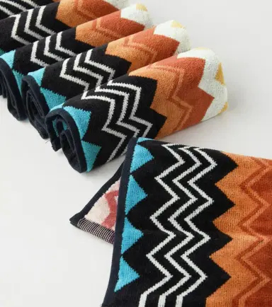 Missoni Giacomo Zigzag set of 6 face towels | Thumbnail 4