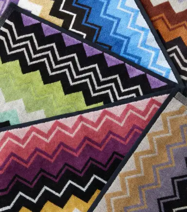 Missoni Giacomo Zigzag set of 6 terry face towels | Thumbnail 2