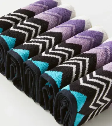 Missoni Giacomo Zigzag set of 6 terry face towels | Thumbnail 5