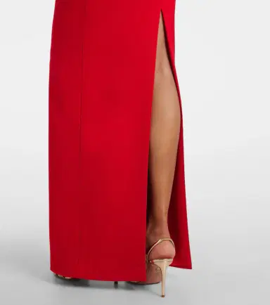 Alex Perry Draped crêpe satin gown | Thumbnail 4