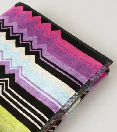 Missoni Giacomo Zigzag cotton bath sheet | Thumbnail 4